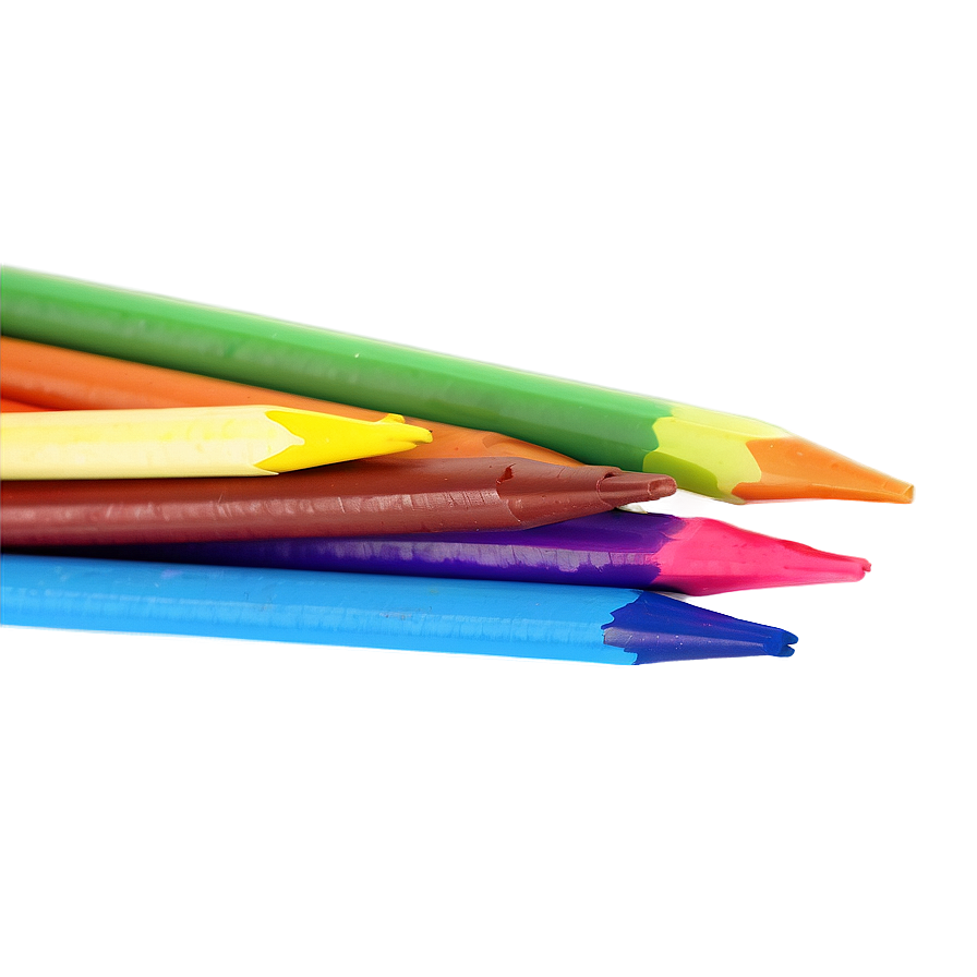 Multicolor Crayons Png 39