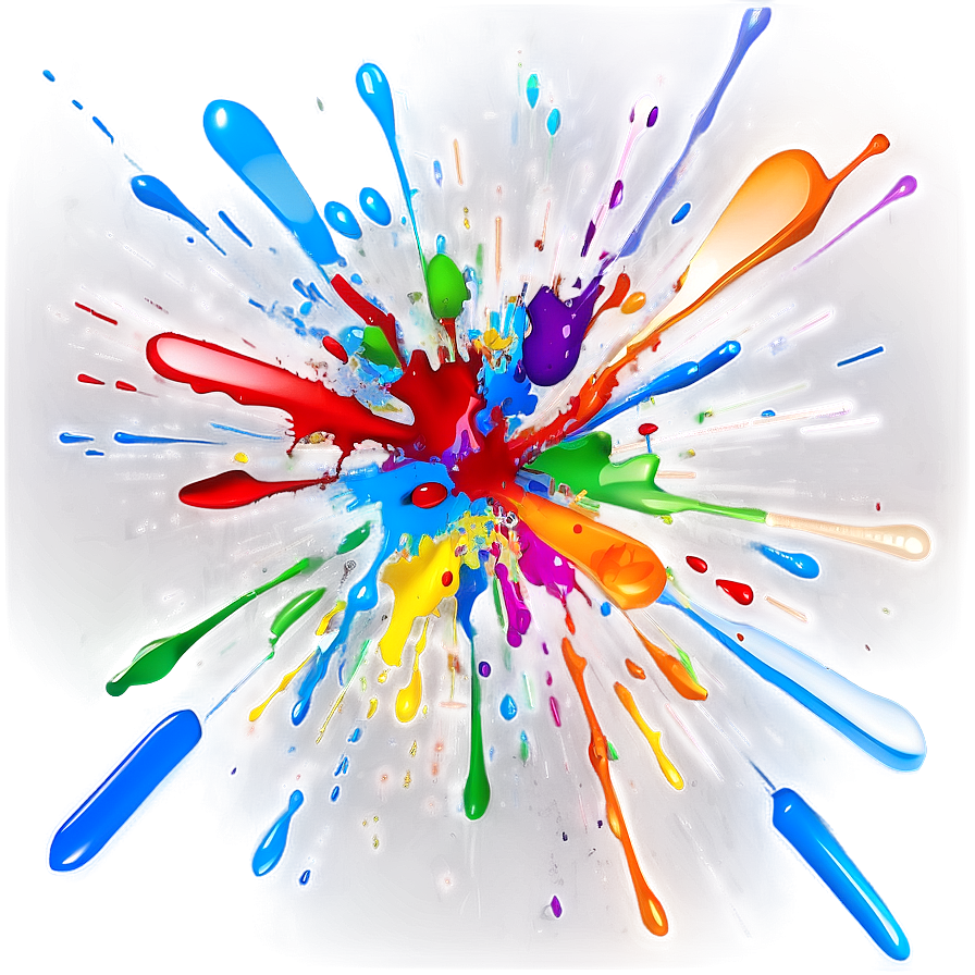 Multicolor Splash Art Png 06252024