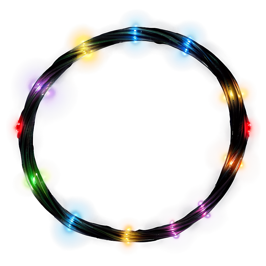 Multicolor String Light Png 86