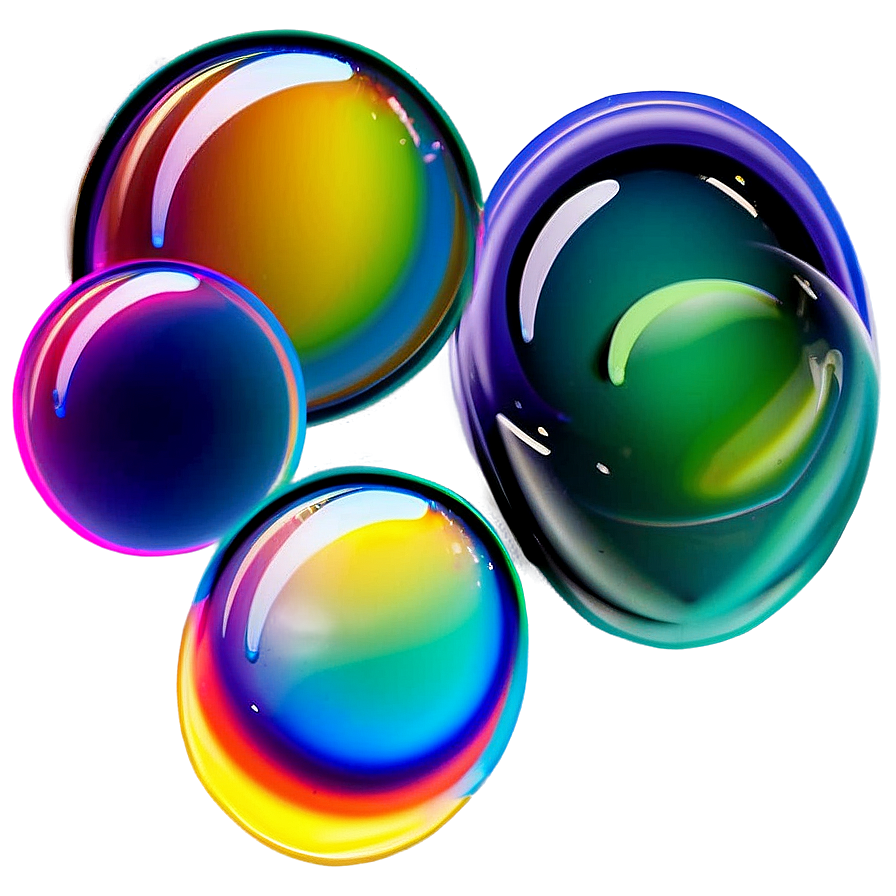 Multicolored Bubble Png 06112024