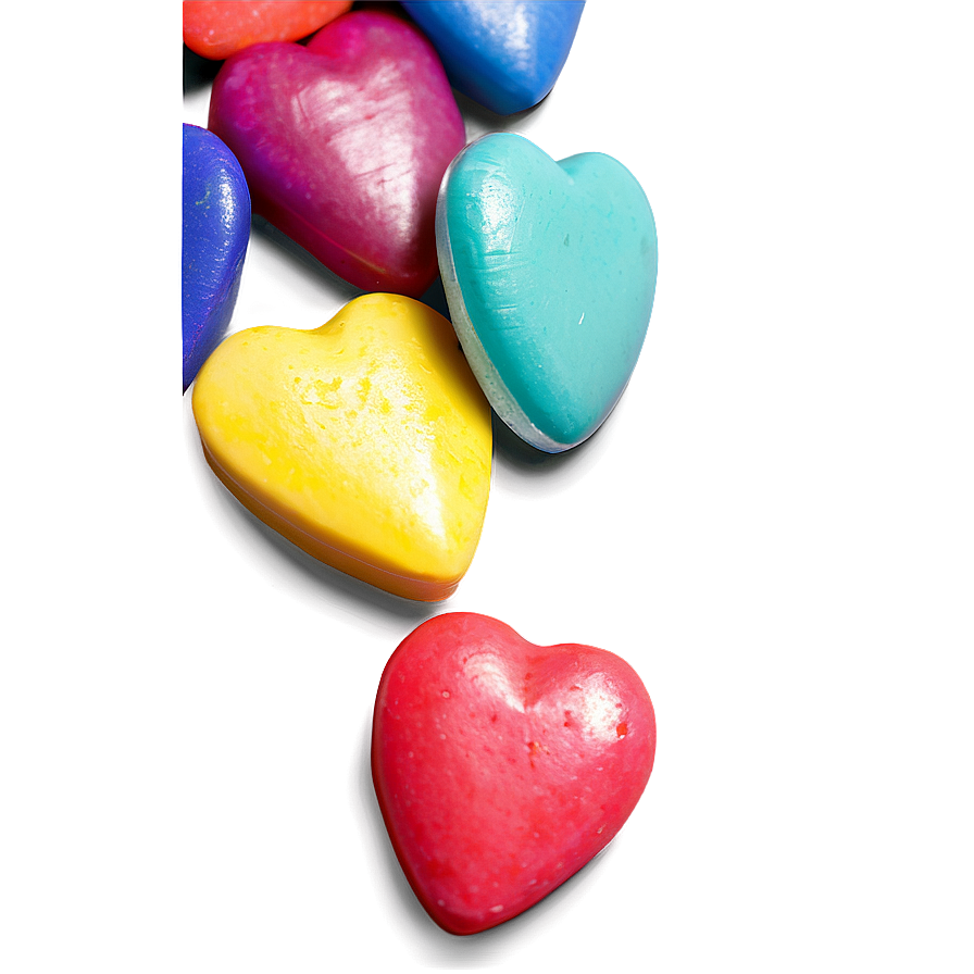 Multicolored Candy Hearts Png Dnm