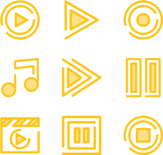 Multimedia Icon Set