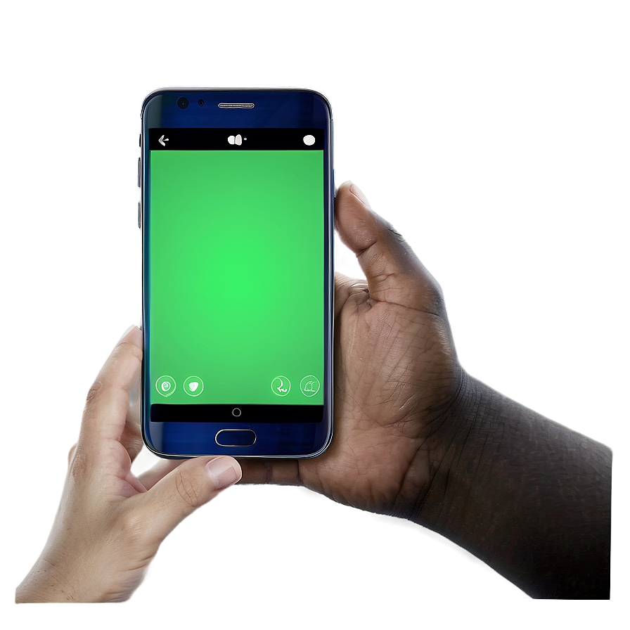 Multimedia Smartphone Green Screen Png Qqd26