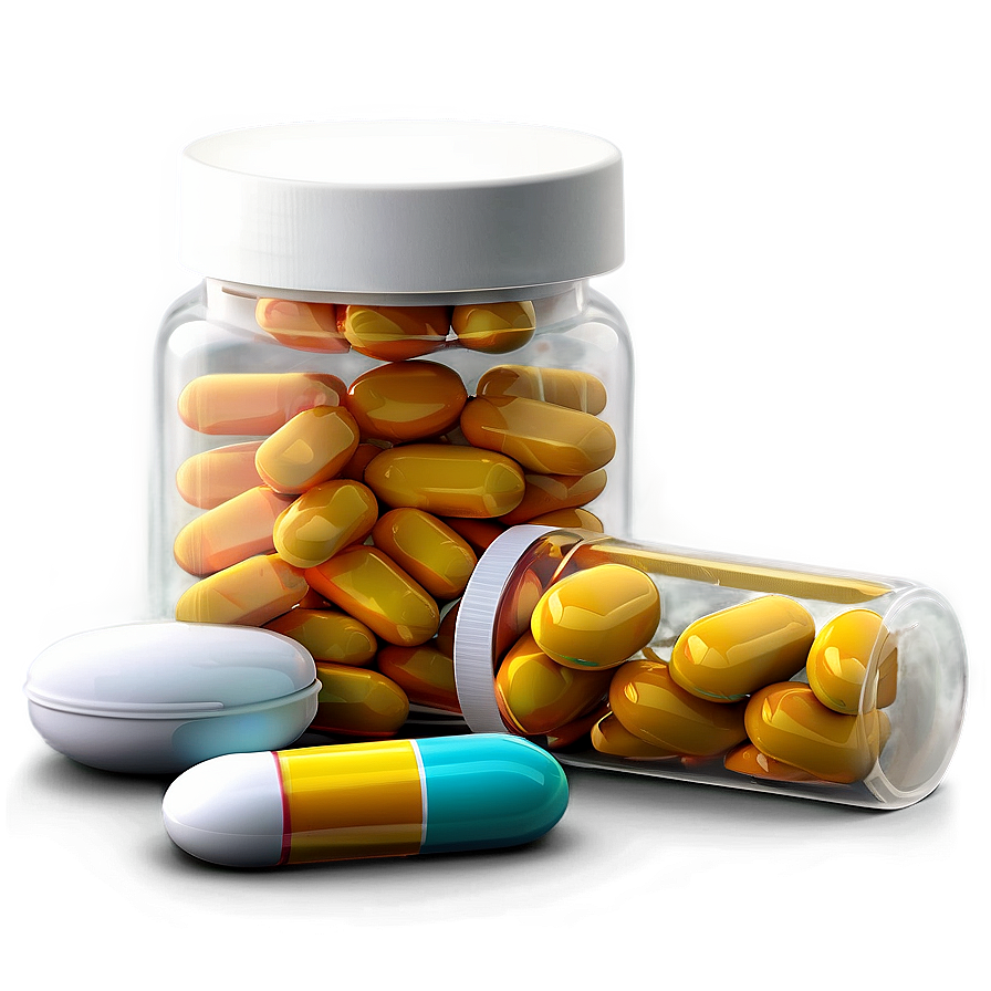 Multiple Pill Bottles Png Ruk