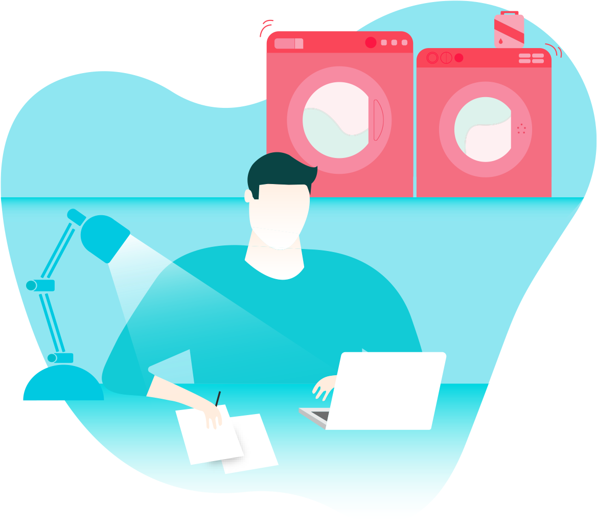 Laundr Studying Graphic, HD Png Download PNG with transparent background