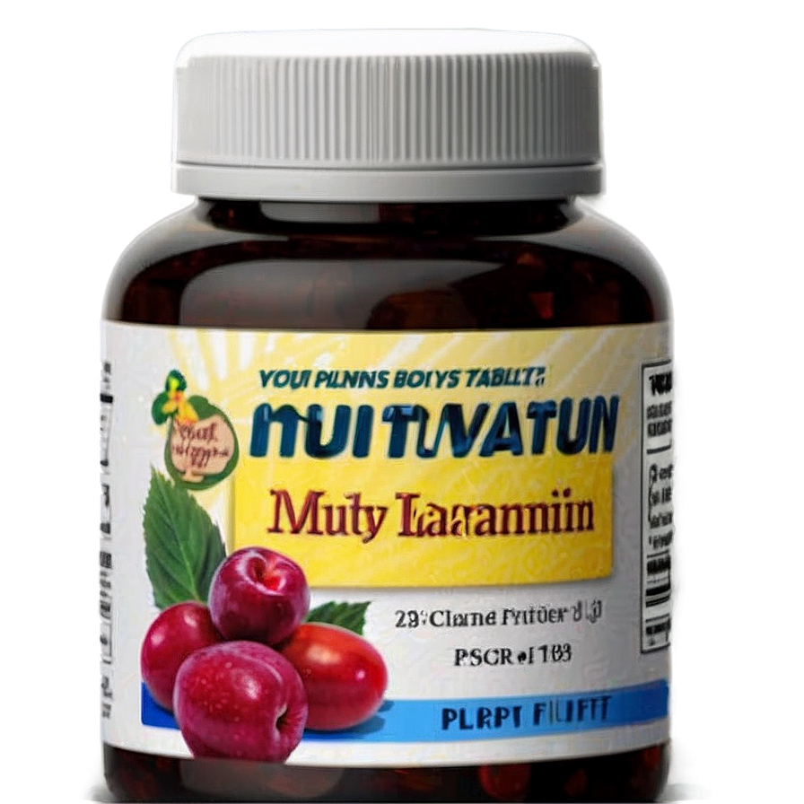 Multivitamin Tablets Png 06122024