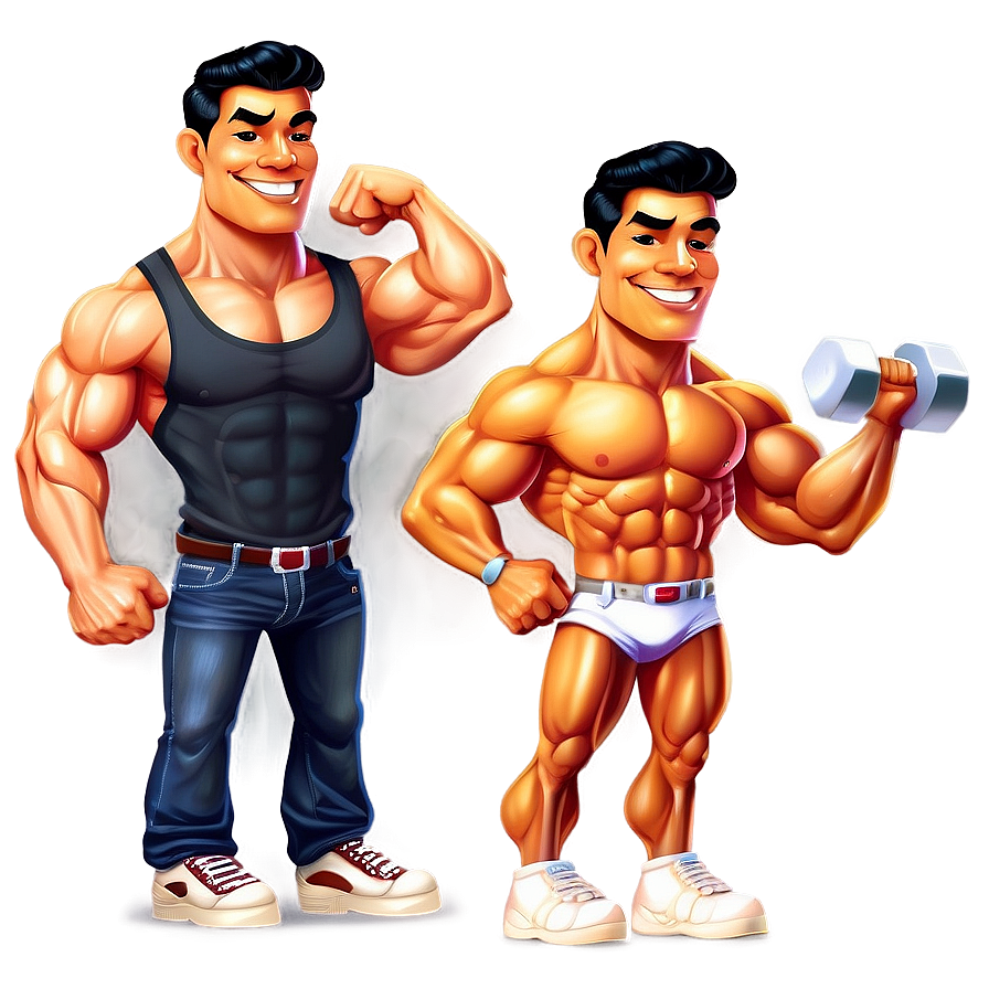 Muscle Man Vector Png Gws21