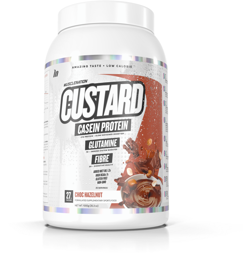Muscle Nation Casein Custard, HD Png Download PNG with transparent background