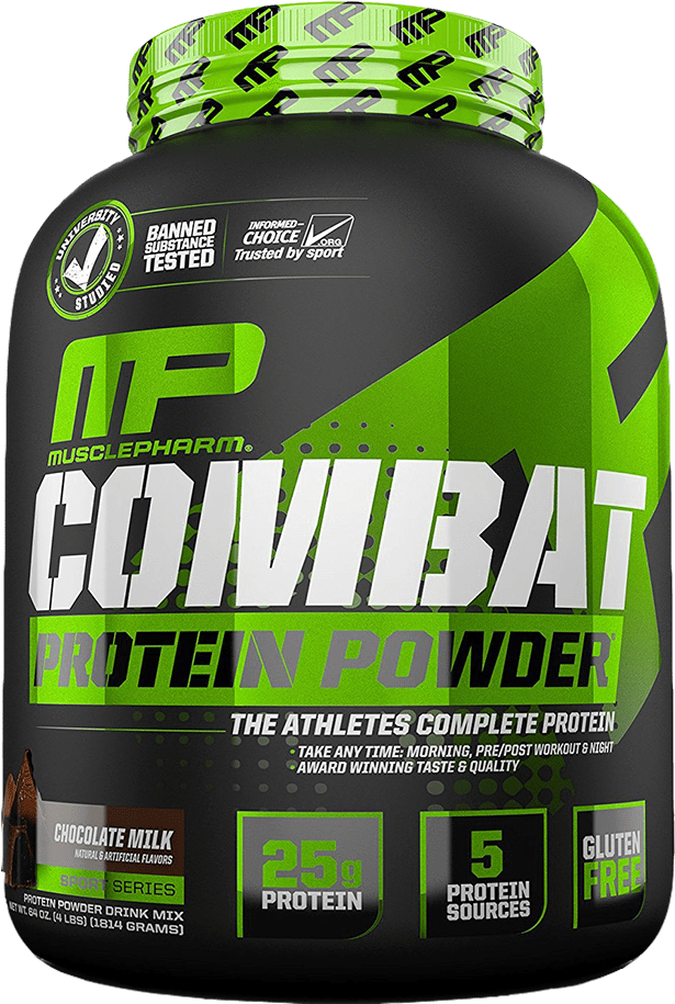 Musclepharm Combat Protein Powder Sustained Release - Combat Xl Mass Gainer, HD Png Download PNG with transparent background