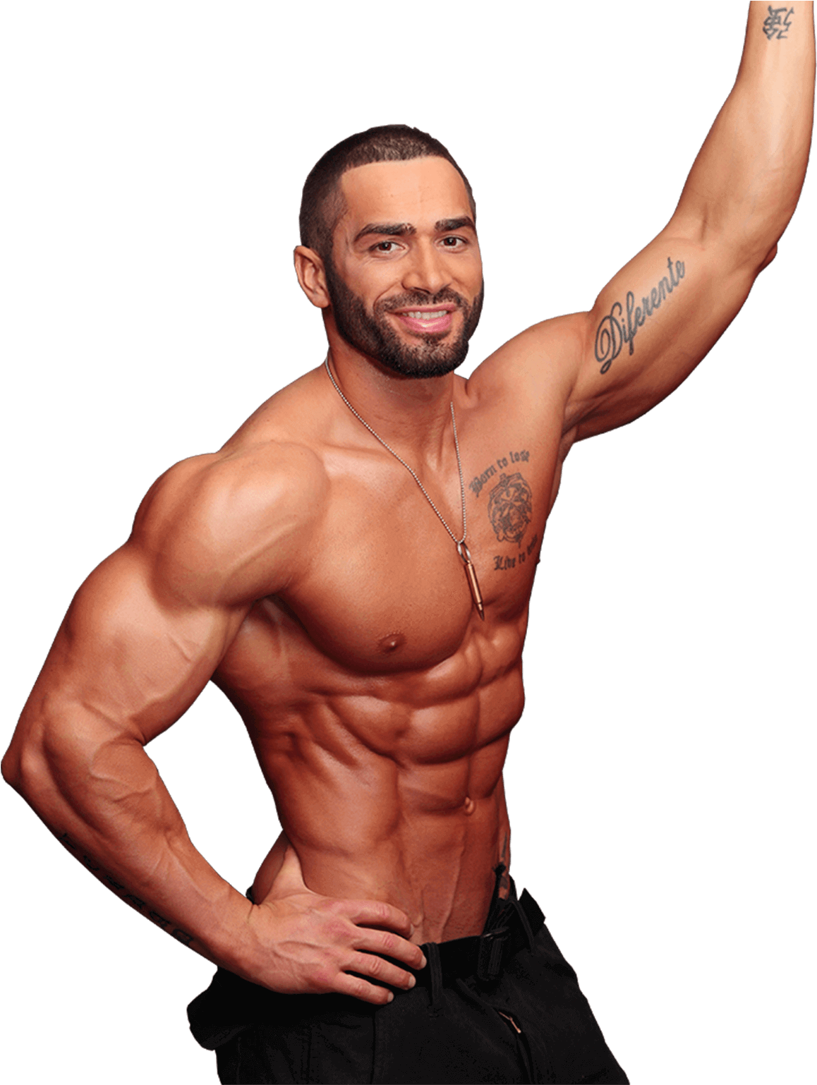 Muscular Man Flexing Bicep.png