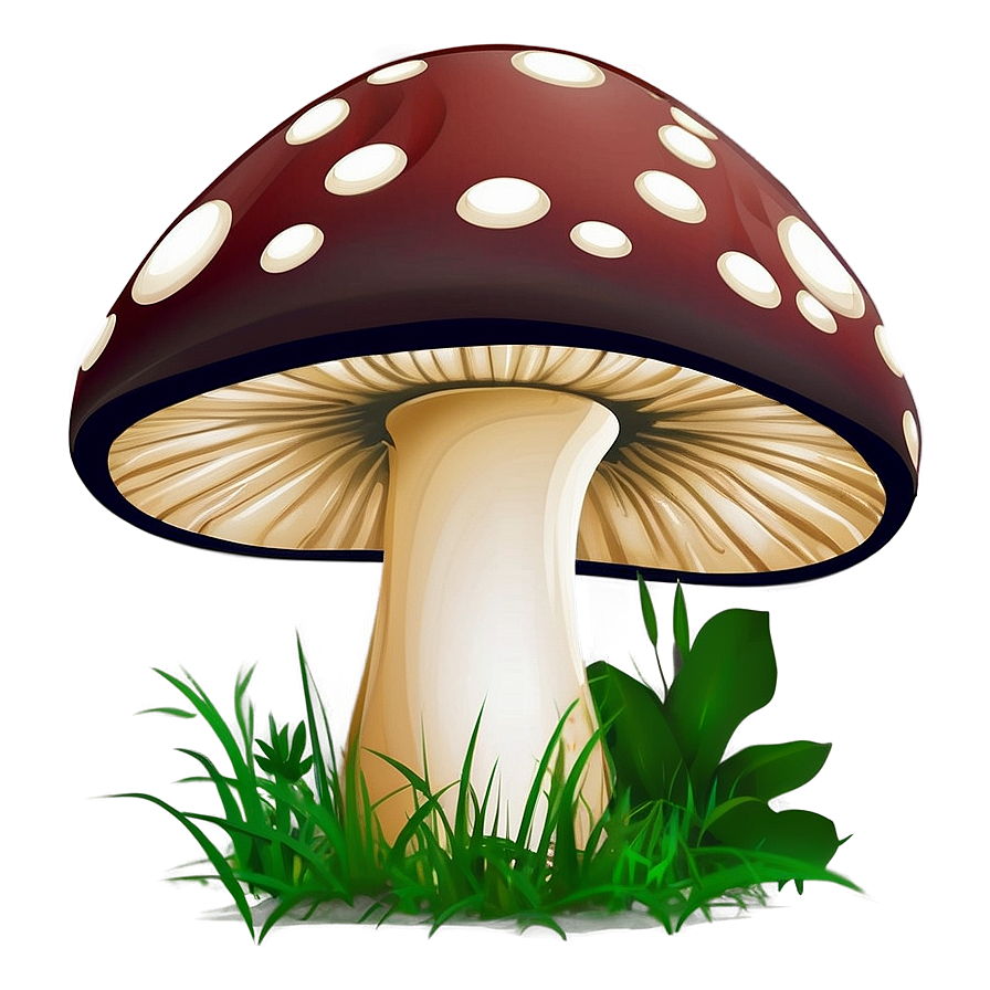 Mushroom Cartoon Face Png Pgh36