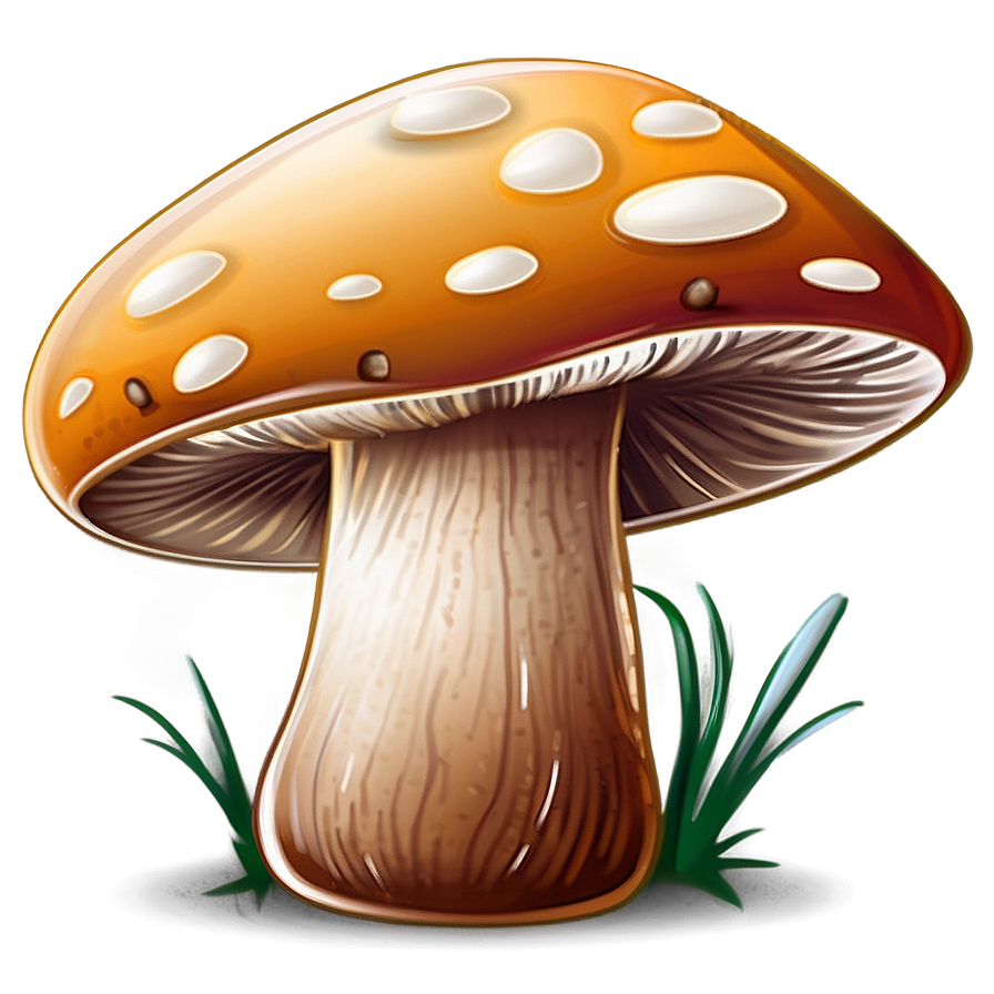 Mushroom Cartoon Illustration Png 06272024