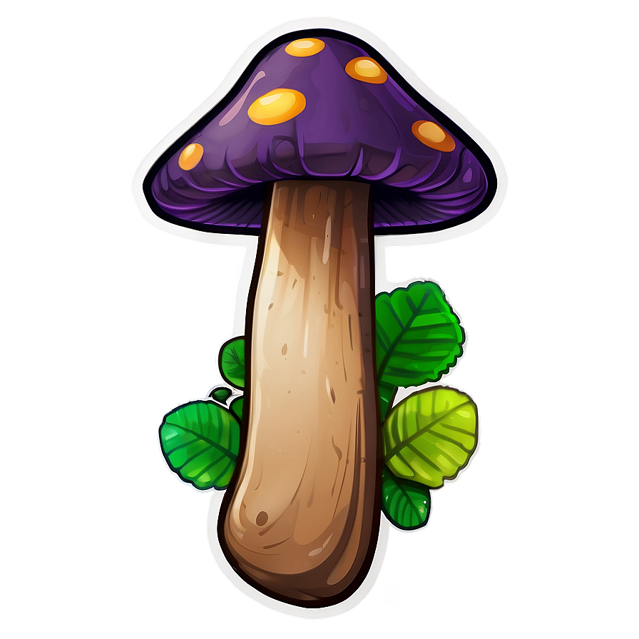 Mushroom Cartoon Sticker Png Ppc