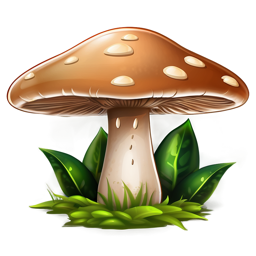 Mushroom Cartoon Style Png Amg