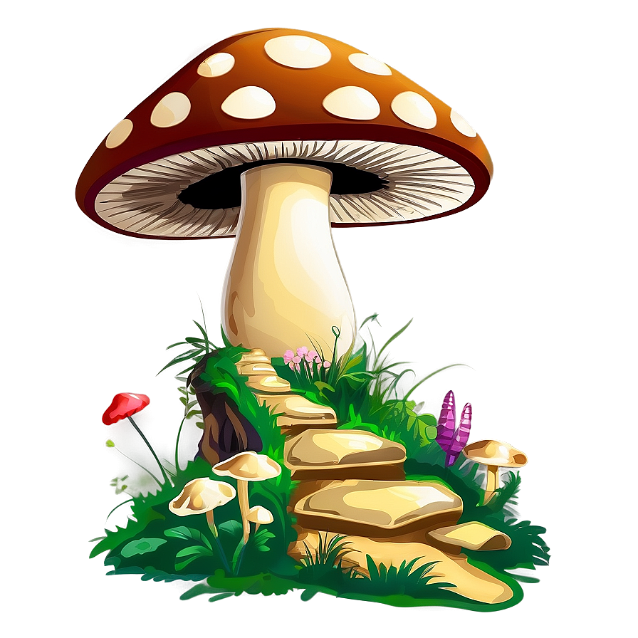 Mushroom House Cartoon Png Kbd