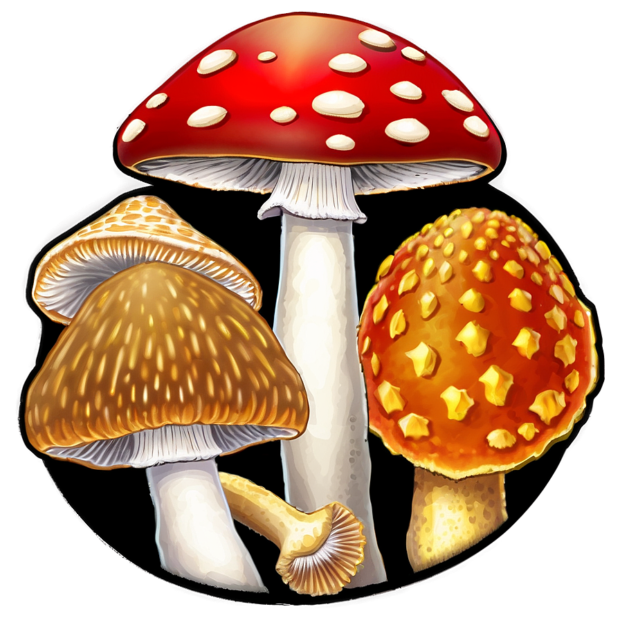 Mushroom Identification Guide Png Gwo