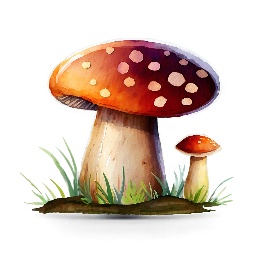 Mushroom Png Watercolor 05032024