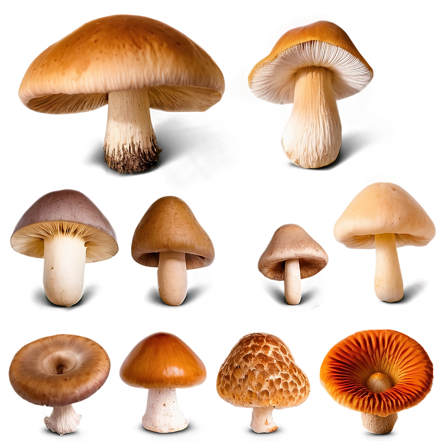 Mushroom Varieties Png 22