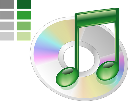 Music C D Icon PNG with transparent background