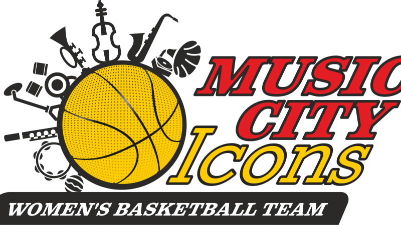 Music City Icons Basketball Team Logo