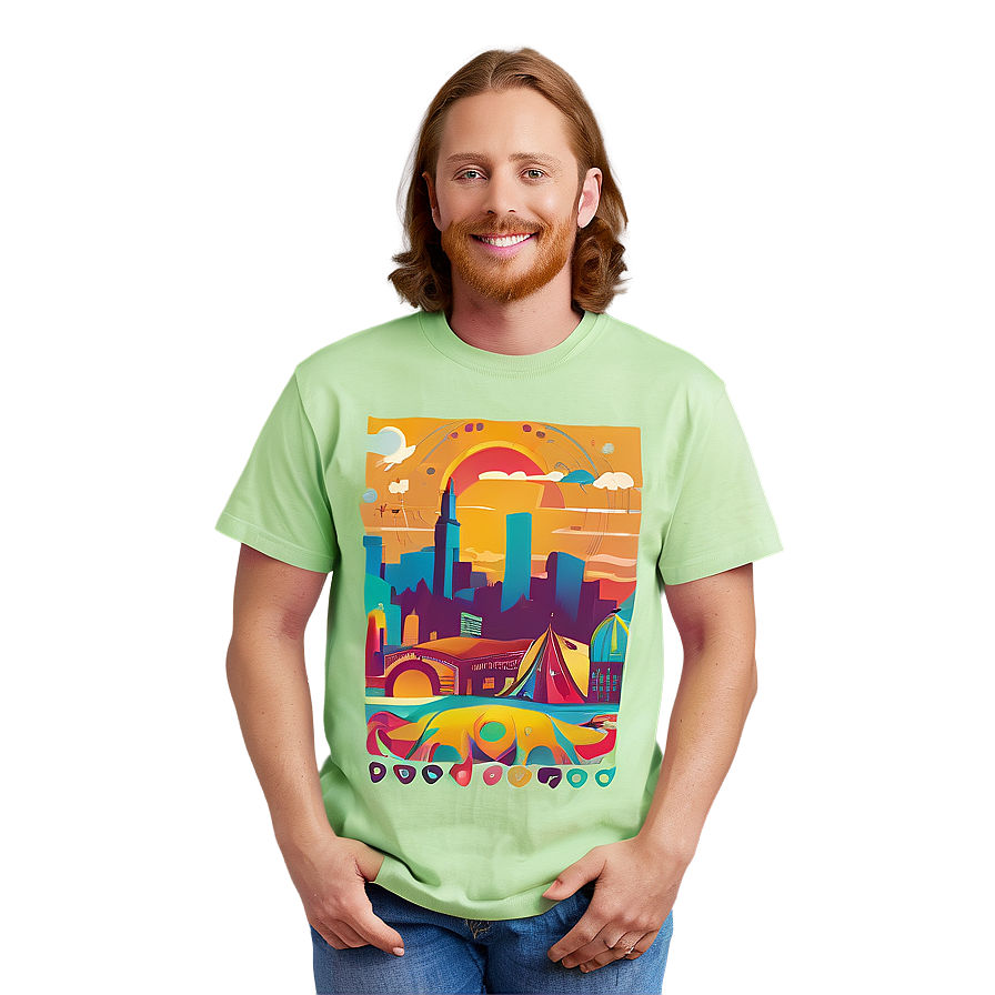 Music Festival Graphic Tee Png 06272024