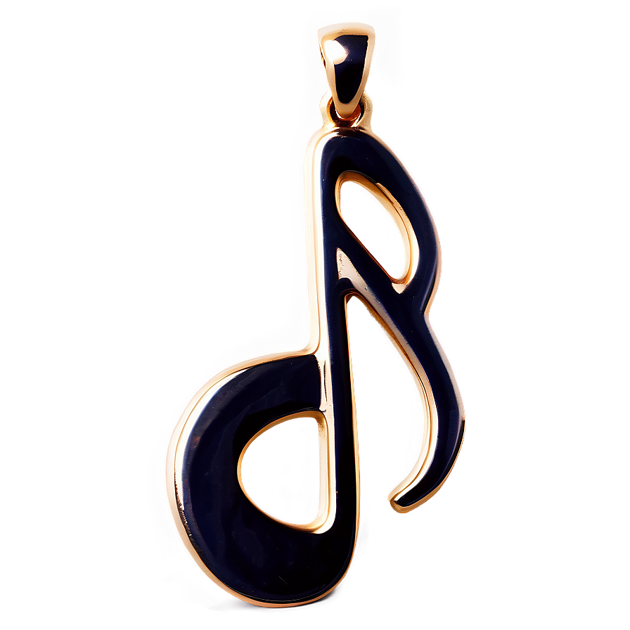 Music Note Pendant Png Ang40