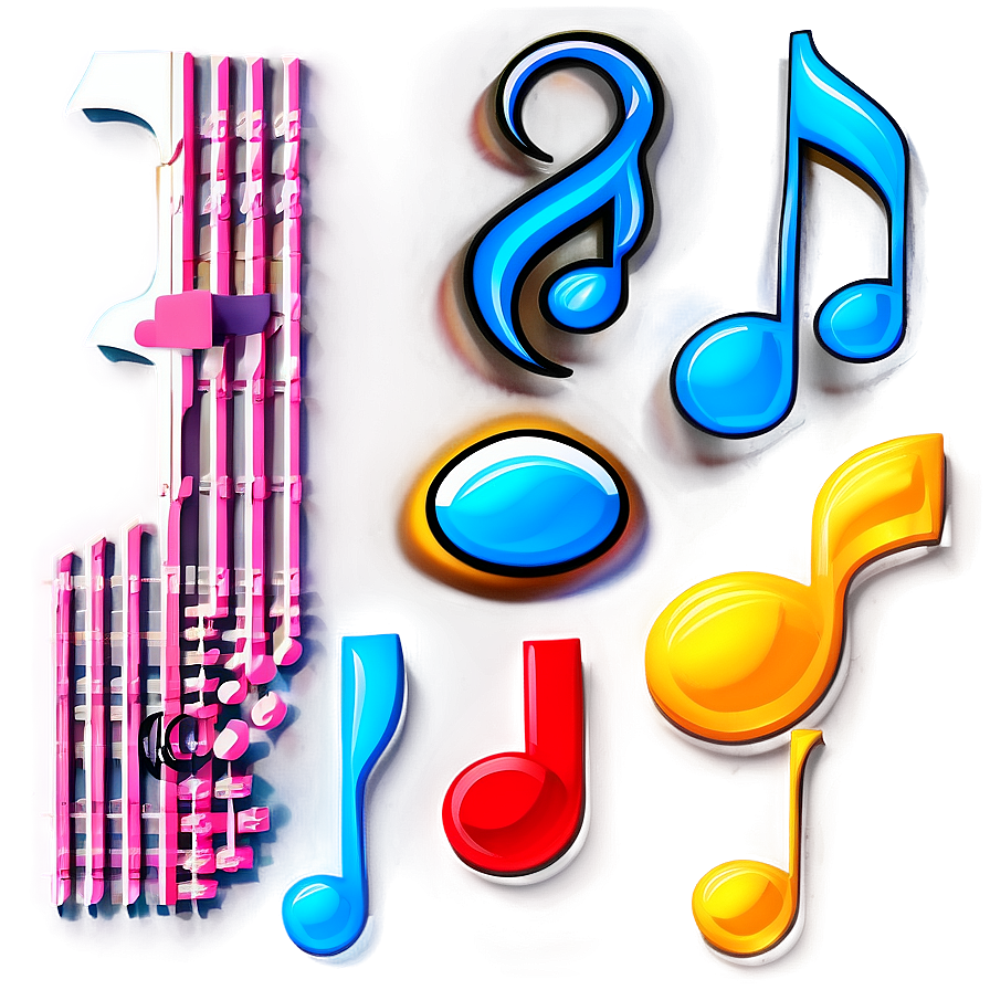 Music Note Shapes Png 06112024