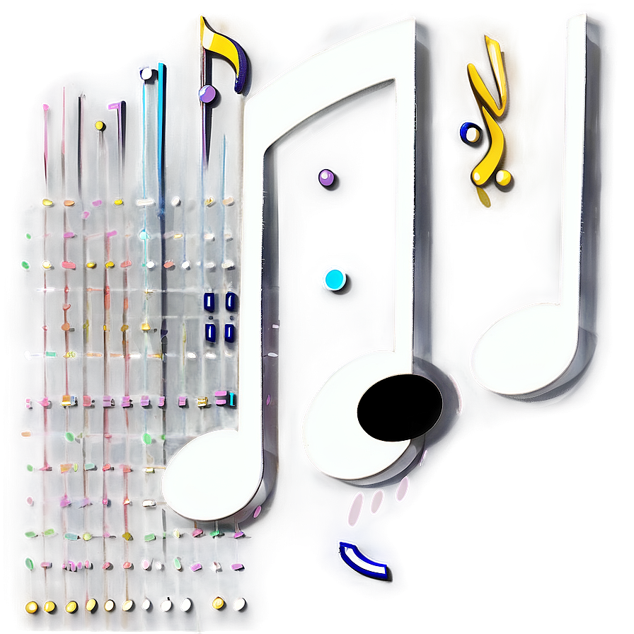 Music Notes Graphic Png 06242024