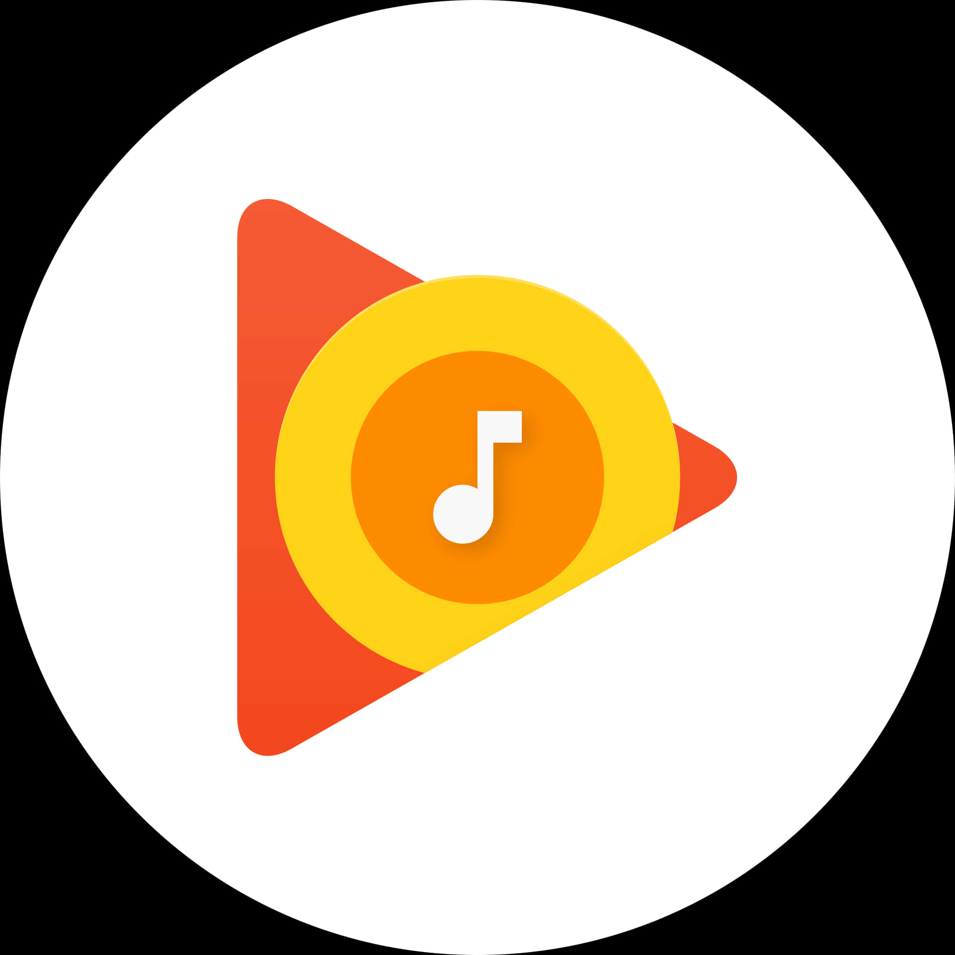 Music Play Button Icon PNG with transparent background