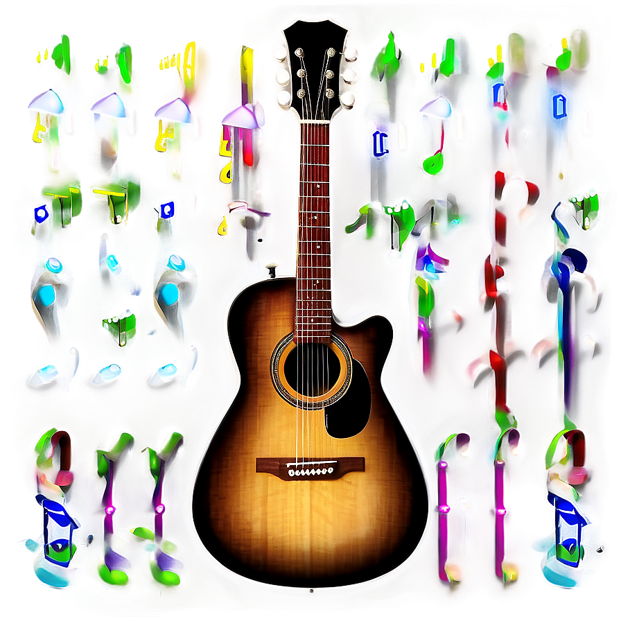 Music Staff For Guitar Tablature Png Lha