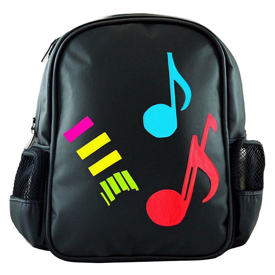 Music Theme Bookbag Png Afv