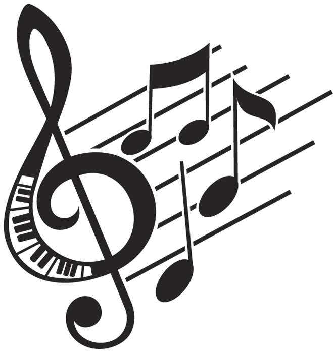 Musical Notesand Clef Graphic