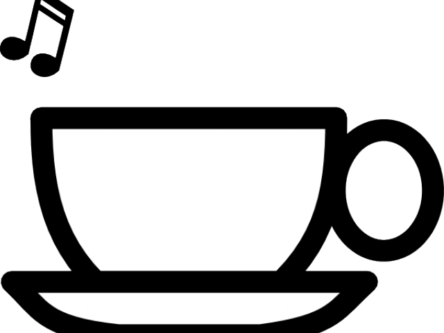 Musical Tea Cup Graphic