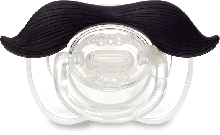 Mustache Pacifier Product Image