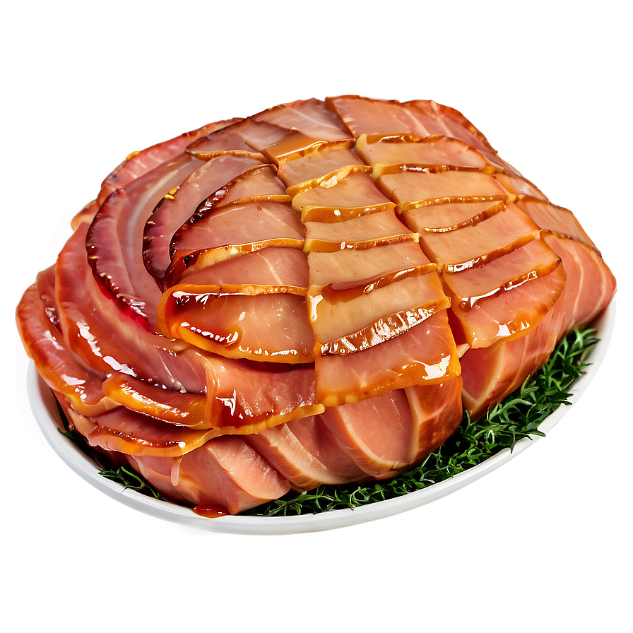 Mustard Glazed Ham Png 05232024