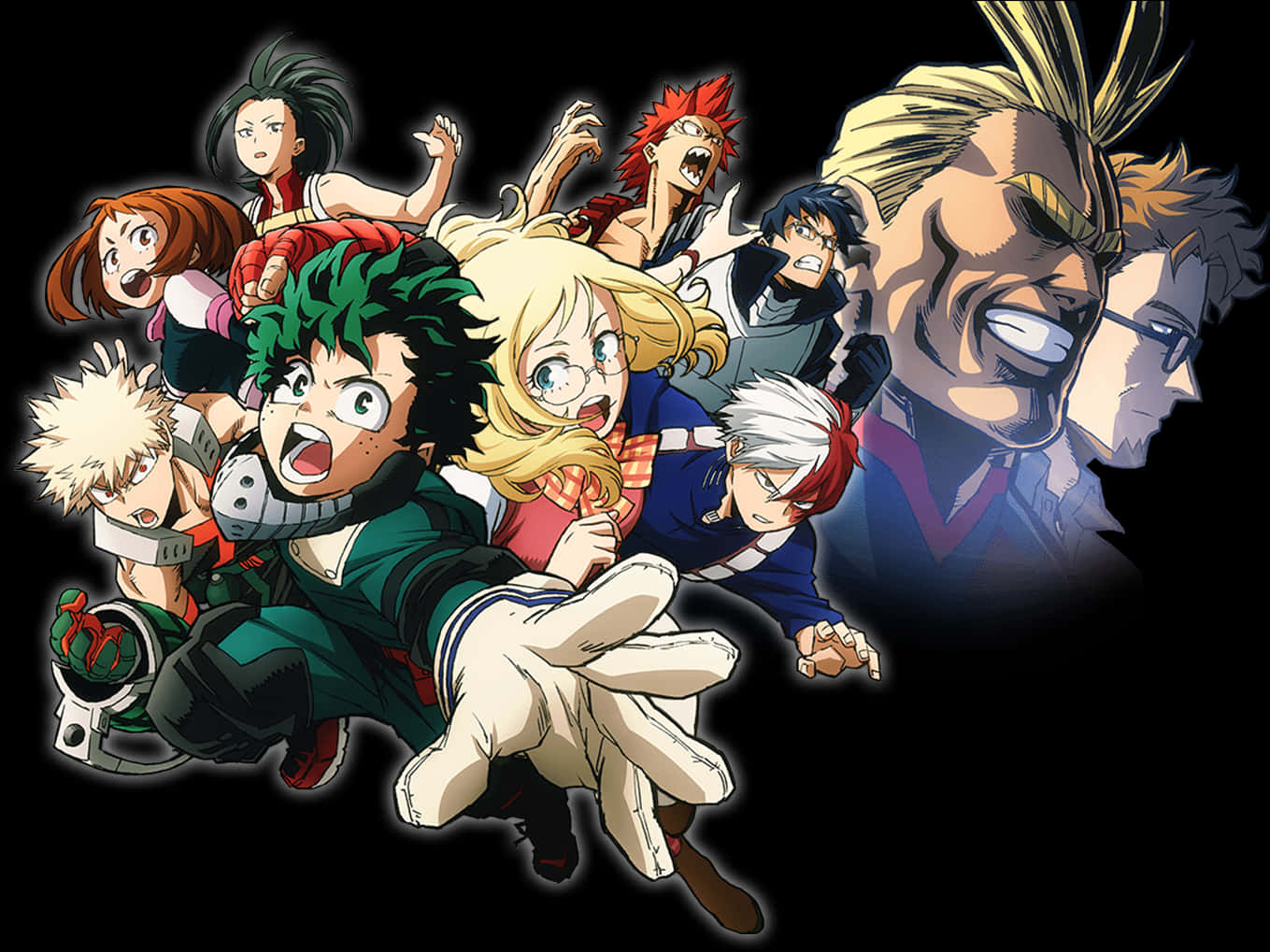 My Hero Academia Characters Dynamic Pose