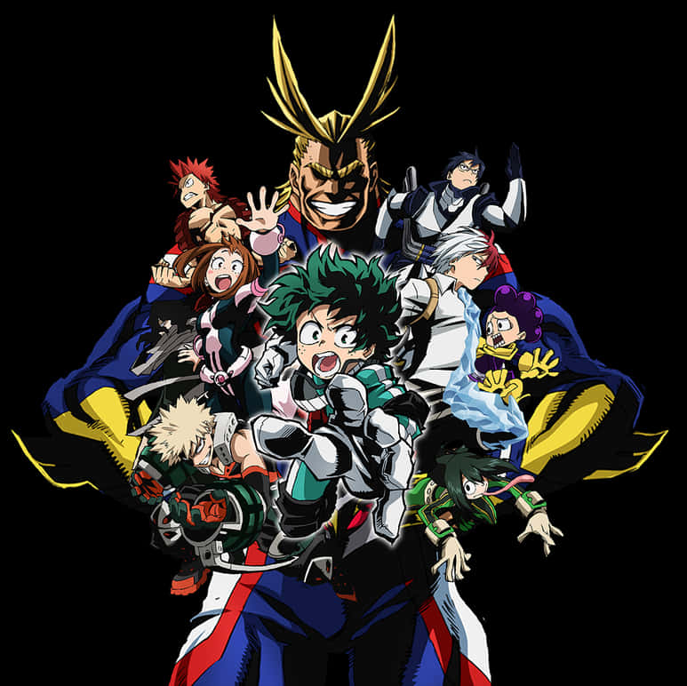 My Hero Academia Group Pose