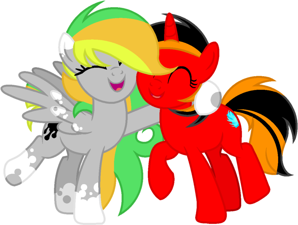 My Little Pony Friends Hugging