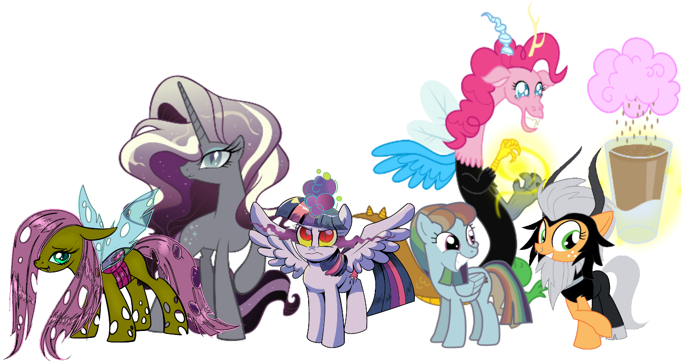 My Little Pony Friends Together PNG with transparent background