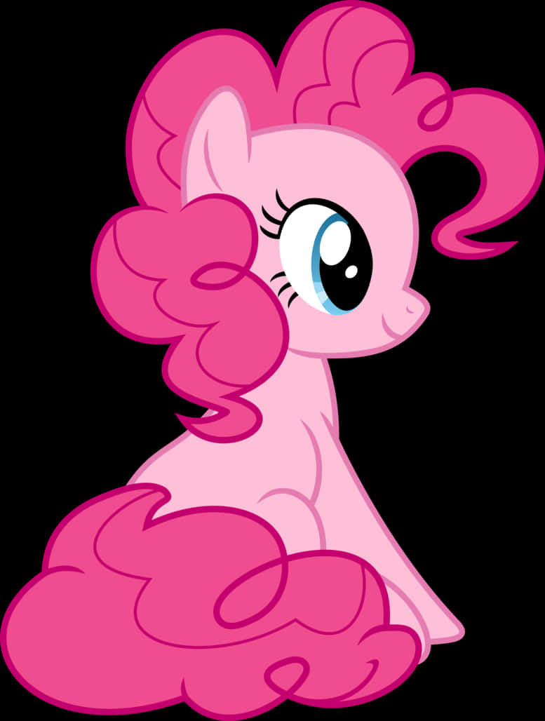 My Little Pony Pinkie Pie Sitting , Png Download - My Little Pony Pinkie Pie Sitting, Transparent Png PNG with transparent background