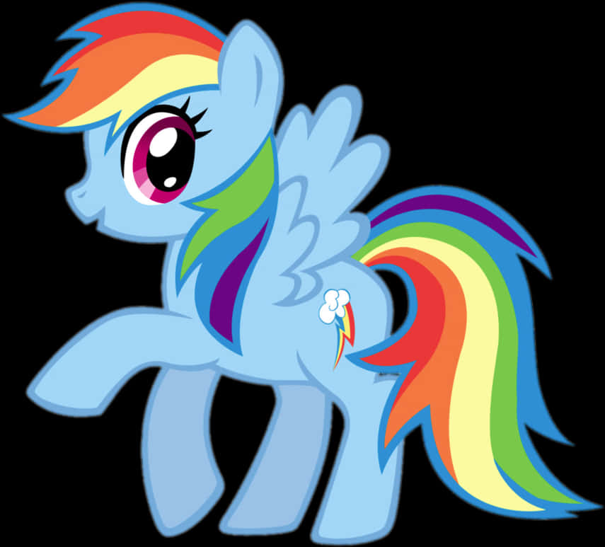 My Little Pony Rainbow Dash - My Little Pony Png, Transparent Png PNG with transparent background