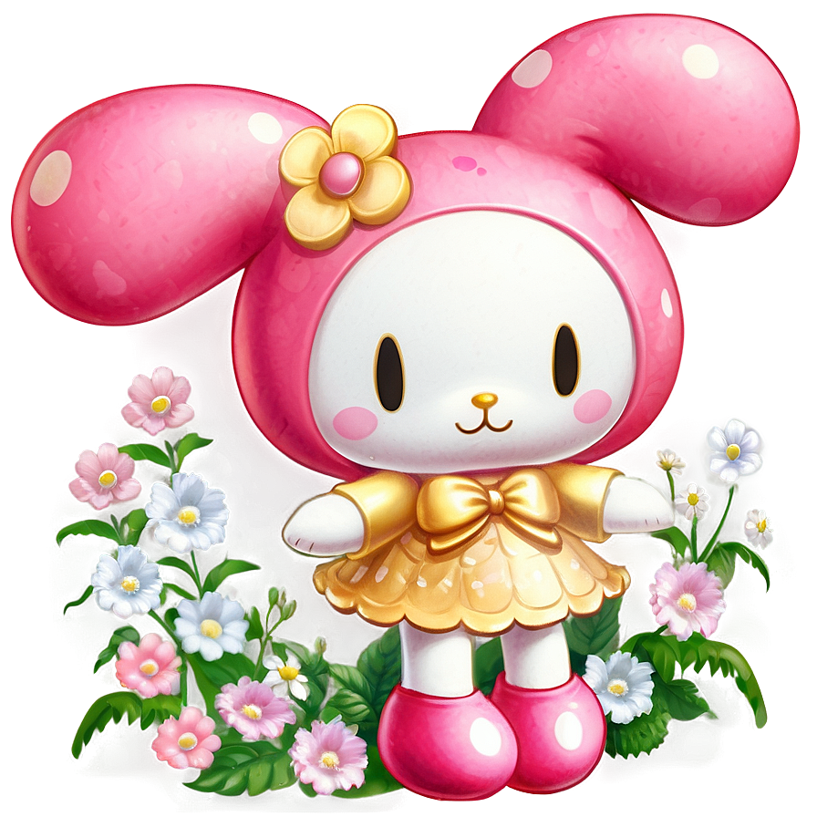 My Melody Floral Png 06112024