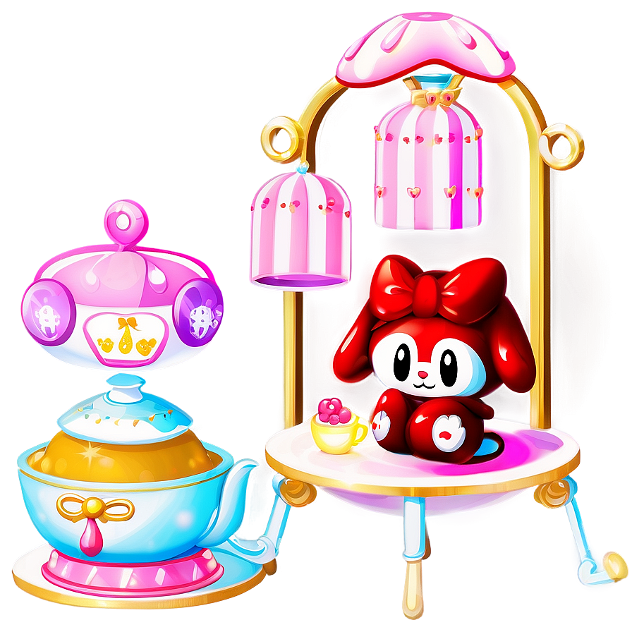 My Melody Tea Party Png 06112024