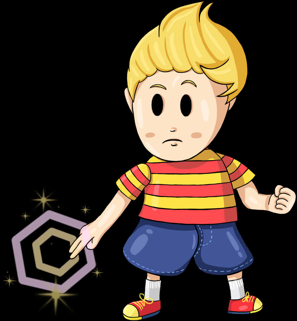 My Newly Created Lucas Png Smash Bros Character - Cartoon, Transparent Png PNG with transparent background