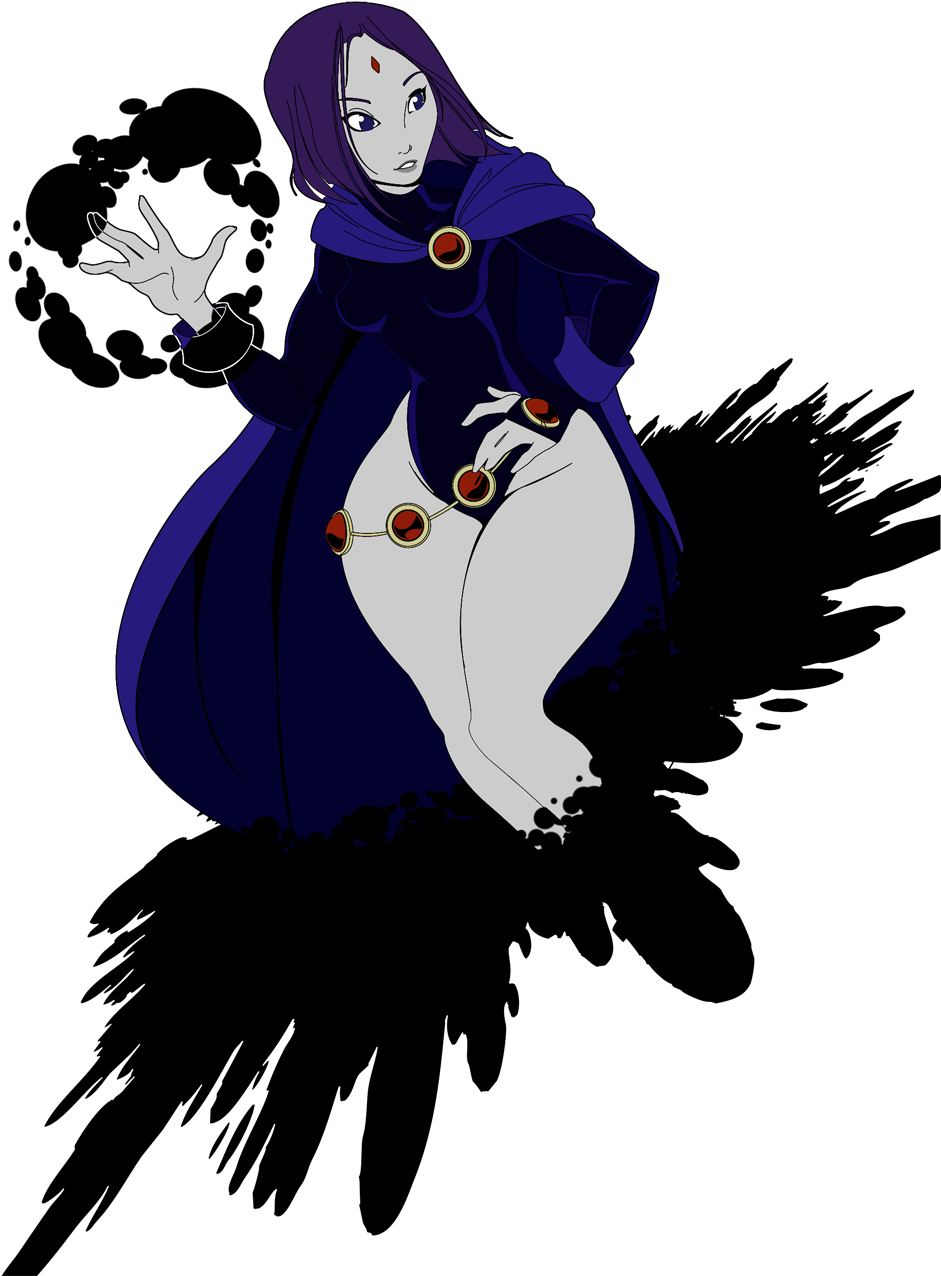 Drawn Raven Rose - Rose Wilson, HD Png Download PNG with transparent background