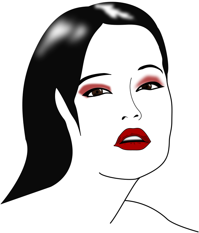 Mysterious Beautyin Shadow PNG image with a transparent background, free high-resolution download