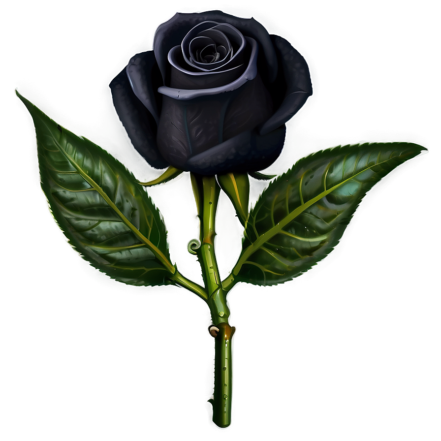 Mysterious Black Roses Png Txt