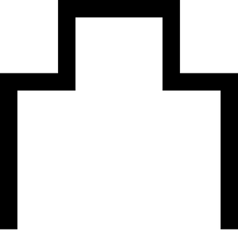 Mysterious Black Square PNG with transparent background