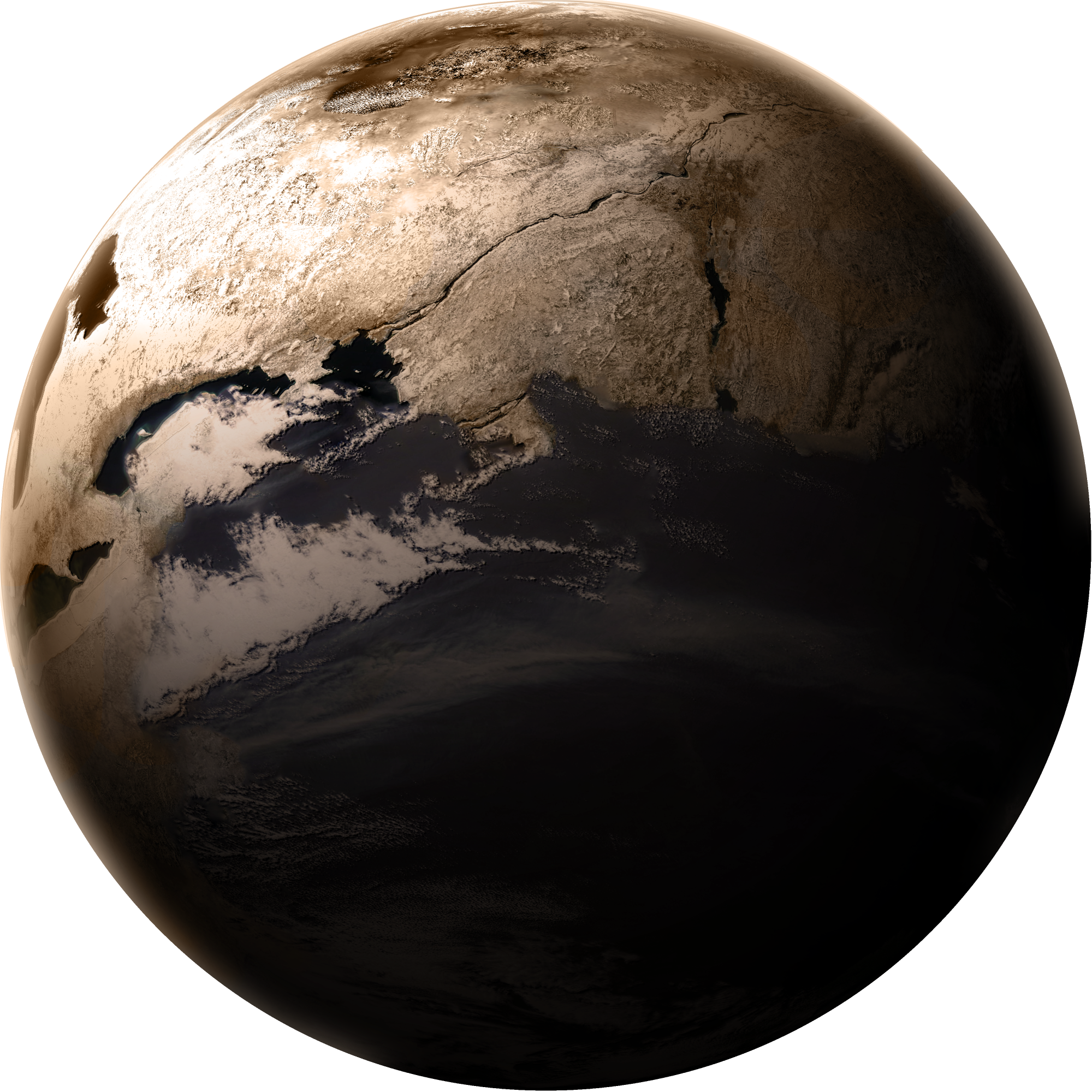 Mysterious_ Exoplanet_ View.png PNG image with a transparent background, free high-resolution download