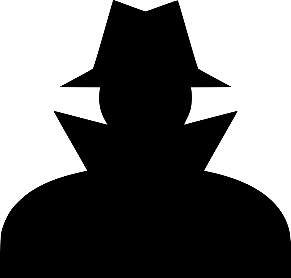 Mysterious Hacker Silhouette PNG with transparent background